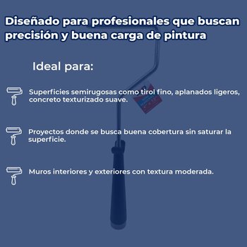 Mini Maneral Para Rodillo Reutilizable marca Byp 4 x 12 pulg