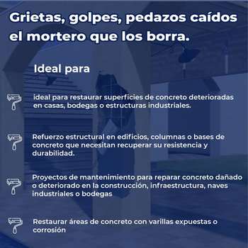 Mortero de Reparación SIKA Monotop 412 MX 5 KG