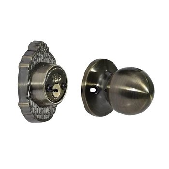 Cerradura de Gatillo Yale Verona Alta Seguridad Latón Antiguo