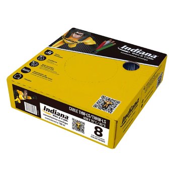 Cable Eléctrico Negro 100 M Cal 8 THW-LS