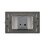 Placa 1 Apagador Sencillo Lucek Flat Plata