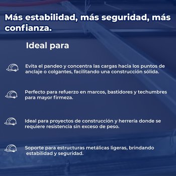 Canaleta de Carga Calibre 22 1 1/2X3.05 M