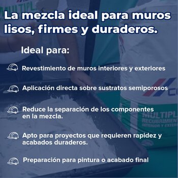 Cemento Blanco Multiplast Cemex 25 KG