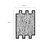 Muro Stonefort Multicolor Daltile 34 x 45 cm