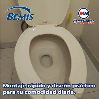 Asiento Para Taza Sanitaria Bemis Alargado Hueso 175AR