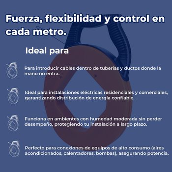 Guía de Acero Para Cable 30 M Truper