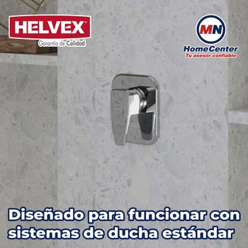 Monomando Para regadera sin desviador Helvex Piazza PIA-200