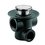 Coladera Tres Bocas Desagüe Contorno Redondo 25-HL