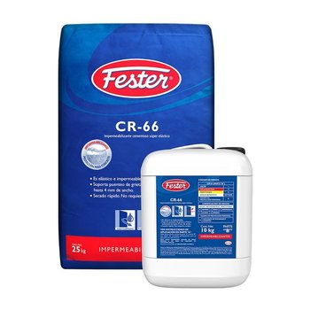 Impermeabilizante cementoso Fester CR66 Gris 35 kgs