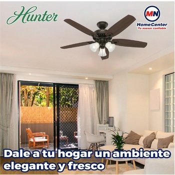 Ventilador Builder Plus 52pulg Bronce Hunter