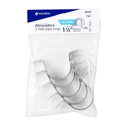Abrazaderas omega 1 1/2" 5 pzas