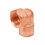 Codo Cobre Rosca Interior 90 x 25 mm