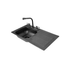 Fregadero M402 marca Eb Técnica 76 x 44 cm 1 Tina 1 Escurridor