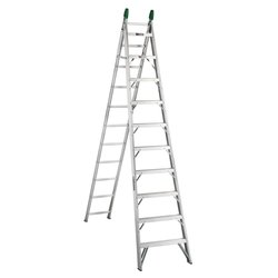 Escalera Aluminio Cuprum Convertible 21 Peldaños