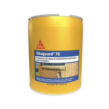 Repelente de Agua y Antimusgo Para Fachadas Sikaguard-70 19 Lts