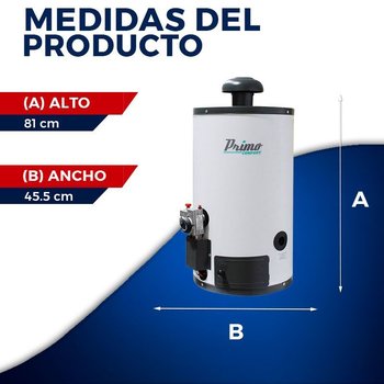 Calentador Depósito Automático 38 L Iusa Gas Natural