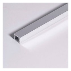 Uniperfil listelo 8 mm x 2.5 ml plata mate