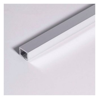 Uniperfil listelo 8 mm x 2.5 ml plata mate