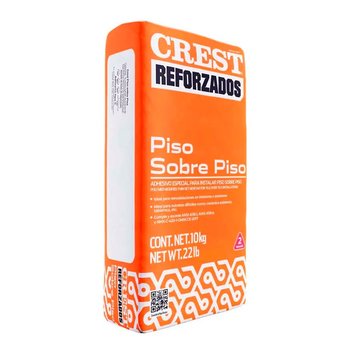 Adhesivo blanco reforzado 10 kg Crest Piso sobre piso