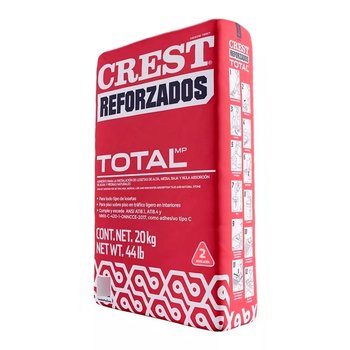 Adhesivo blanco reforzado 20 kg Crest Total
