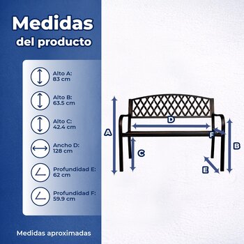 Banca Para Jardín Diseño Bronce Antiguo Seasonal Trends