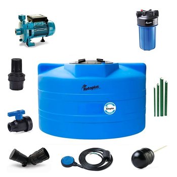 Cisterna Rotoplas Equipada 5000 Litros para Almacenar Agua
