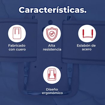 Porta Martillo C/Eslabón Acero Cuero