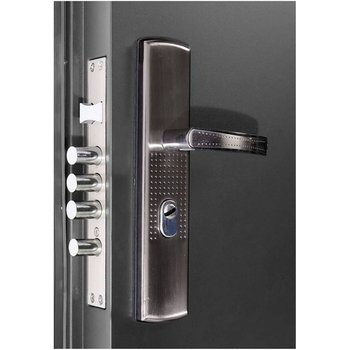 Puerta Derecha Serie 3 Alta Seguridad 95X213 mts Gris Oxford