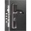 Puerta Derecha Serie 3 Alta Seguridad 95X213 mts Gris Oxford