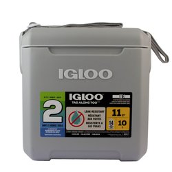 Hielera Tag along Igloo too c/correa ajustable 14 latas gris