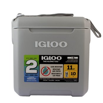 Hielera Tag along Igloo too c/correa ajustable 14 latas gris