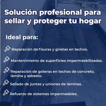 Cemento Plástico Thermotek Asfáltico Negro 19 l