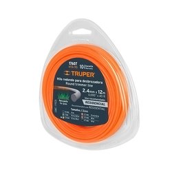 Hilo Tipo Cruceta Desbrozadora 2.4 mm Truper