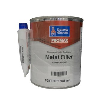 Resanador de poliéster Metálico Sherwin William Metal Filler 1 L