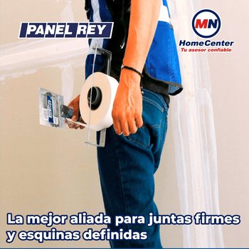 Cinta de papel Para Uniones Refuerzo Panel Rey 5.24 cm x 76.25 m