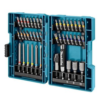 JUEGO 43 PUNTAS 6.3MM P/ATORNILLAR CON ADAPTADOR