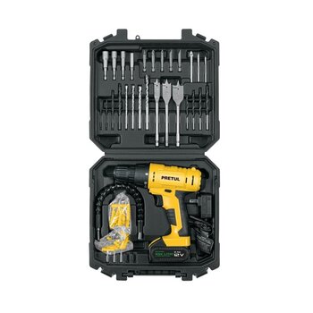 Taladro Inalámbrico Casero 12V Accesorios