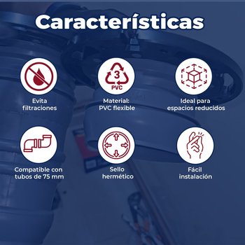 Brida Sanitario WC Corta Flexible Coflex