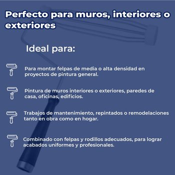 Rodillo Maneral 9" Semiprofesional Jaula Byp