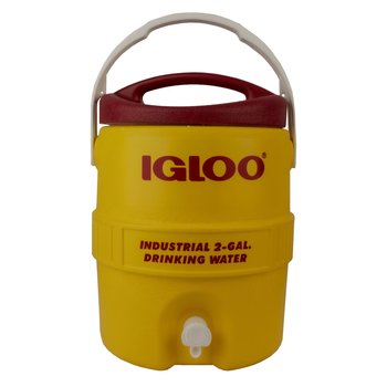 Termo Igloo capacidad 2 galones Amarillo y rojo