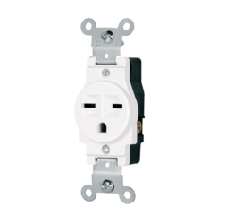 Contacto Sencillo Chino Aterrizado 250V 15 A Blanco COSE-CHSB