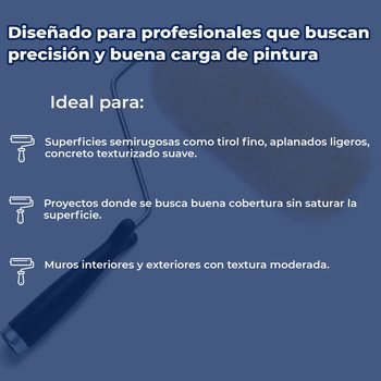 Rodillo Profesional Byp Plus 9 x ¾ pulg