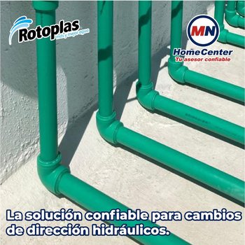Codo Tuboplus Rotoplas 45 x 110 mm 4 pulgadas