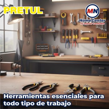 Juego de 4 pinzas mango de vinil Pretul