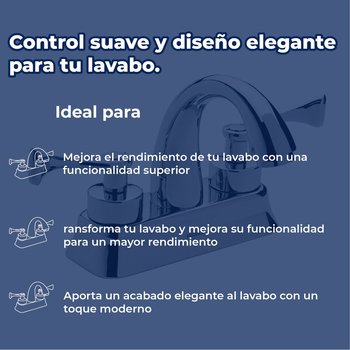 Llave Mezcladora Para Lavabo Albatros Helvex HM-17