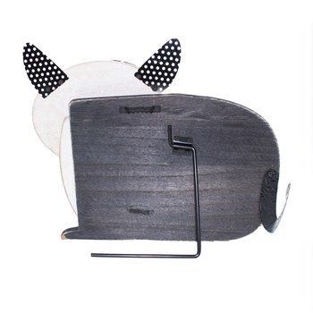 Figura decorativa mascota Tuxedo Cat 26 cm