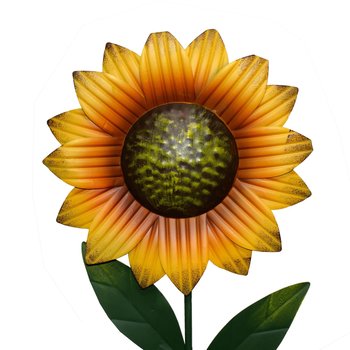Estaca decorativa para jardín figura Girasol 1.06 M