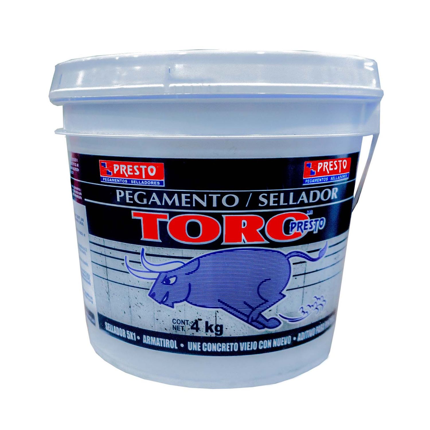 Pegamento Profesional para Madera Blanco Marca Toro 4 KG