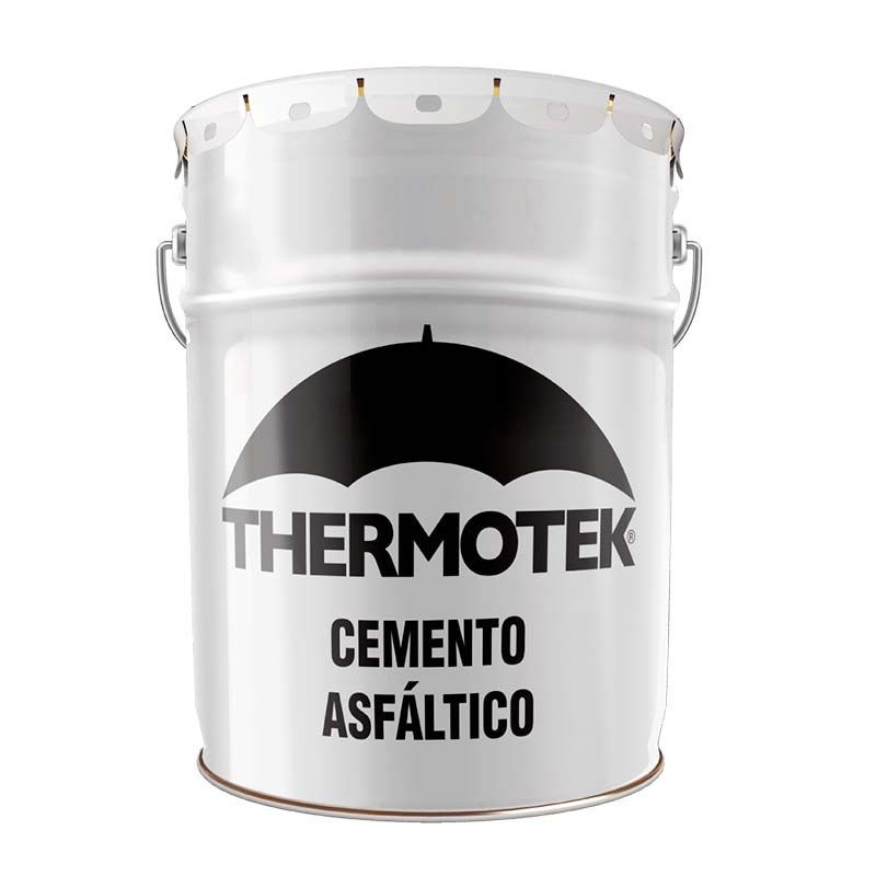 Cemento Plástico Thermotek Asfáltico Negro 19 l