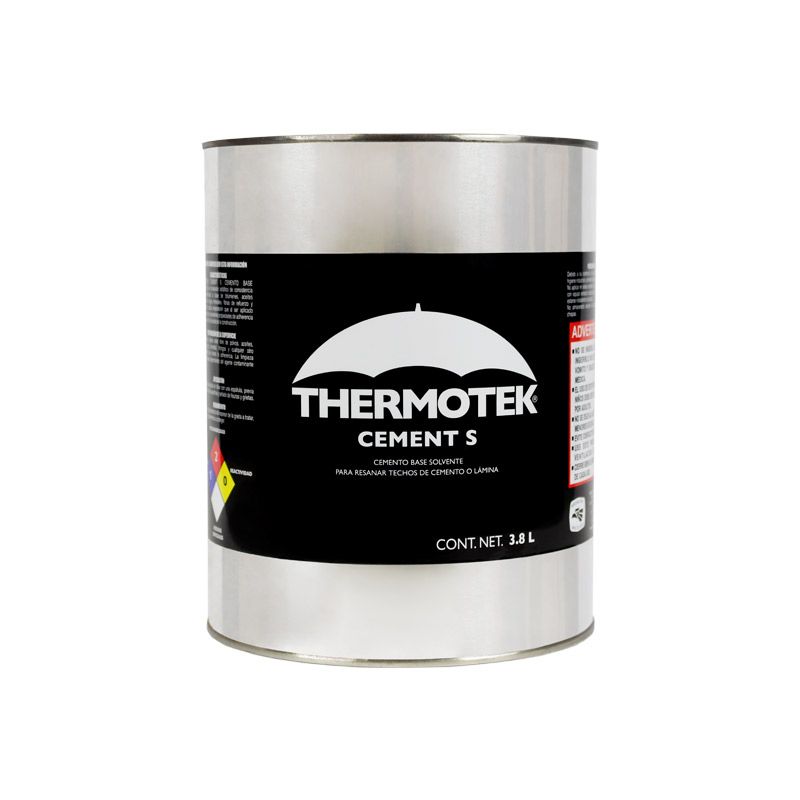 Cemento Plástico Negro Asfáltico Thermotek 4 Lt Cemento Plástico Negro Asfáltico Thermotek 4 Lt